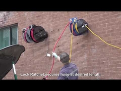 25ft Combo air and electric hose reel